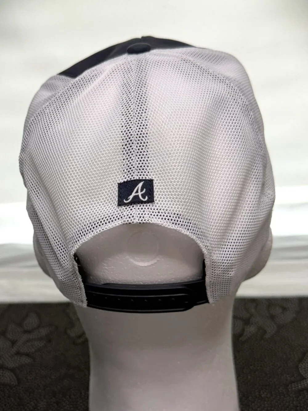 Atlanta Braves '47 Hitch Navy Blue Hitch Rope Snapback White Mesh Back Cap/Hat
